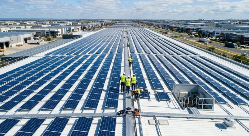 Commercial Solar Installation project example